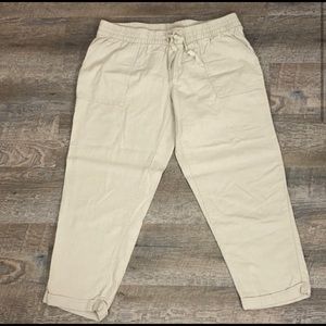 Old navy black petite linen pants